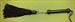 Black Revolving Flogger - 27  with 28 Falls  - $41.99